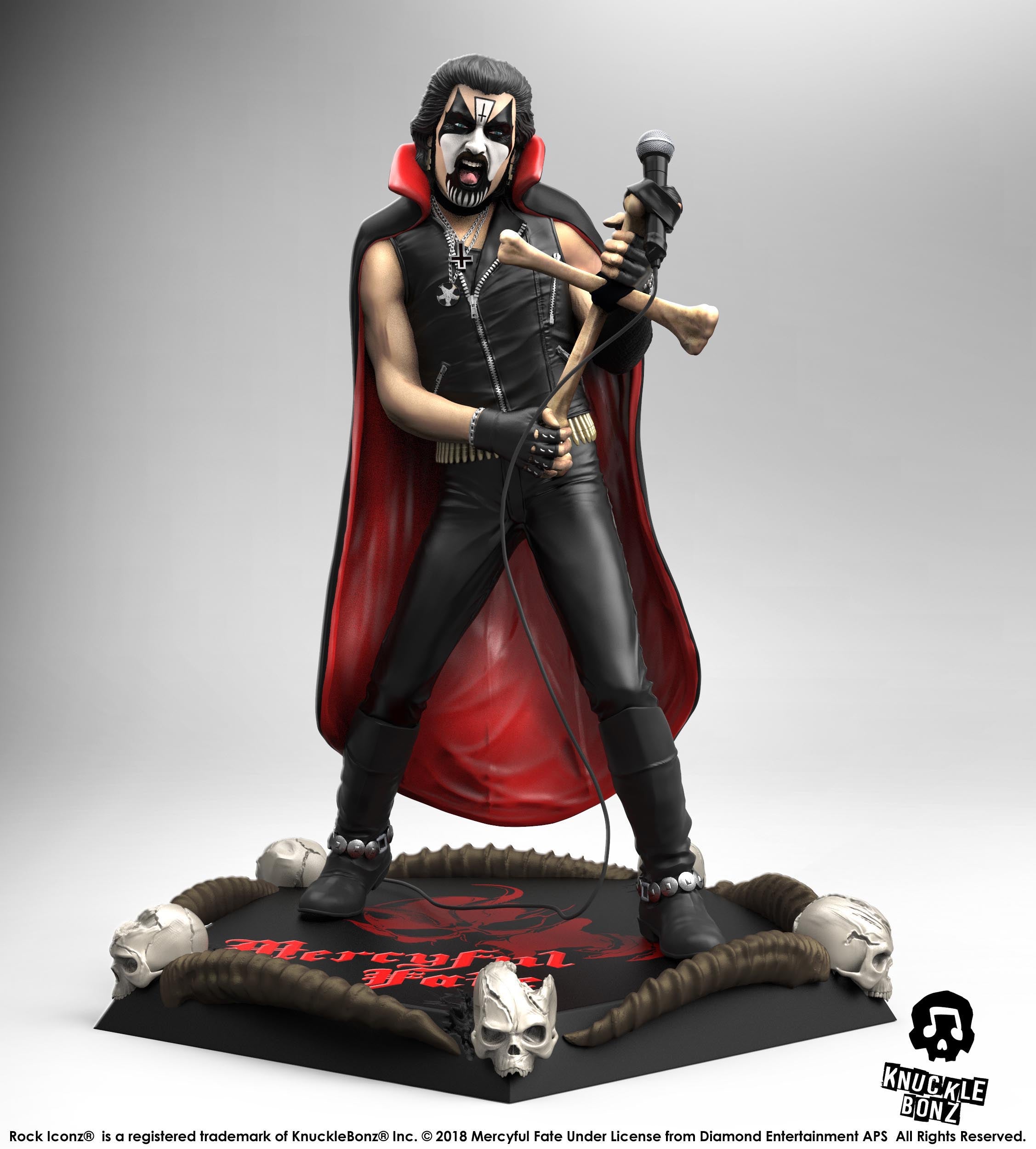 King Diamond II Mercyful Fate KnuckleBonz Statue